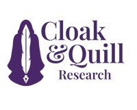 Cloak and Quill Research logo