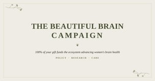 The Beautiful Brain Campaign logo