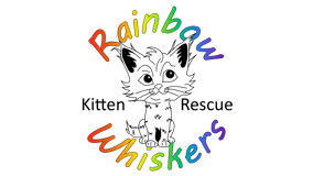 Rainbow Whiskers Kitten Rescue MN logo