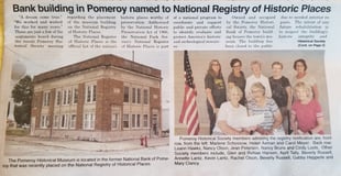 Pomeroy Historical Society logo