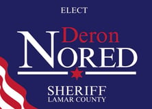 Deron Nored for Lamar County Sheriff logo