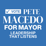 Peter Macedo for Mayor logo