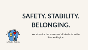 Safe Shelter for Siuslaw Students logo