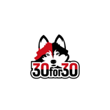 Huskies 30for30 logo