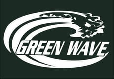 Green Wave Hockey logo