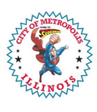 The City of Metropolis IL - The Super City logo