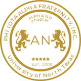 Alpha Nu Chapter Phi Iota Alpha logo