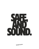 Safe, and Sound. logo