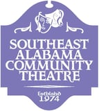 Southeast Alabama Community Theatre logo
