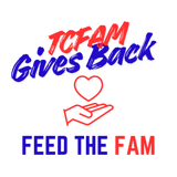 TCFAM Gives Back logo