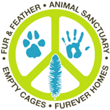 FUR & FEATHER ANIMAL SANCTUARY logo
