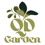 The QD Garden logo