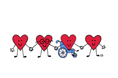 Four Hearts Foundation logo