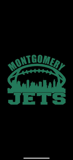Montgomery Jets Youthfootball and cheer logo