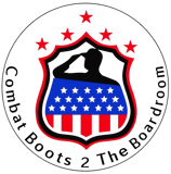 Combat Boots 2 the Boardroom logo