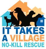 IT TAKES A VILLAGE CANINE RESCUE logo