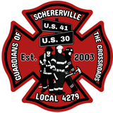 Schererville Firefighters Union IAFF Local 4279 logo