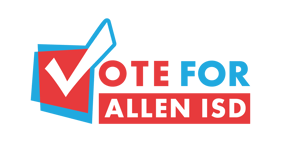 Vote For Allen ISD logo
