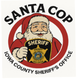 ICLEA IOWA COUNTY SANTA COP logo