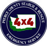 Pierce County 4 X 4 Search & Rescue logo