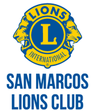 San Marcos, TX Lions Club logo
