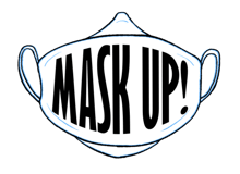 Mask Up Rochester, NY logo