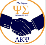 Psi Sigma Chapter of AKPsi logo
