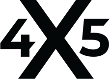 4X5 logo