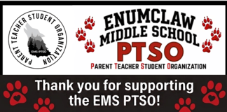 Enumclaw Middle School PTSO logo