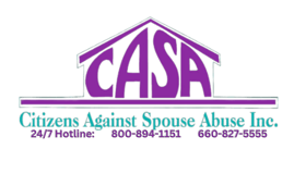 Citizens Against Spouse Abuse Incorporated logo