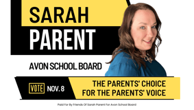 Friends of Sarah Parent for Avon School Board logo