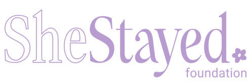 She Stayed Foundation logo