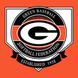 Green Baseball-Softball Federation logo