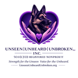 UNSEEN. UNHEARD. UNBROKEN. Inc. logo