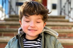 24 hours hiking Mt Major for Norrie Disease Treatment x HOKA giveaway logo