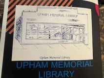 Friends of the Upham Memorial Library logo