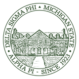 Delta Sigma Phi Fraternity-Alpha Pi Chapter-Michigan State University UNDERGRADUATE PHILANTHROPY logo