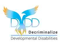 Decriminalize Developmental Disabilities logo