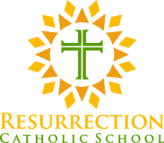 Resurrection Catholic School at Christ Our Light Parish logo