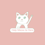 Help Meow-Ta Here logo