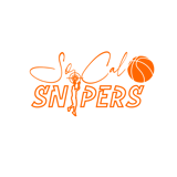 socal snipers youth basketball organization logo