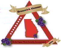 Brunswick Alumnae DST Delta Sigma Theta Sorority, Inc. logo