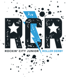 Rockin City Junior Roller Derby logo