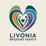 Livonia Bridging Heart logo