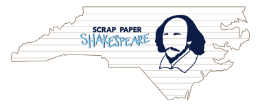 Scrap Paper Shakespeare Inc logo