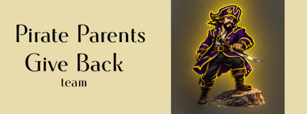 Pirate Parents Give Back logo