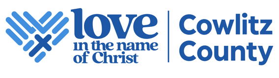 LOVE IN THE NAME OF CHRIST OF COWLITZ COUNTY logo