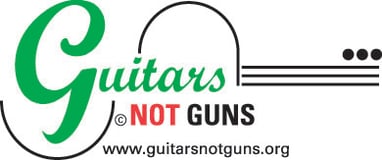 Guitars Not Guns logo