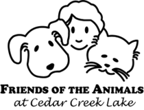 Cedar Creek Lake Friends of the Animals logo
