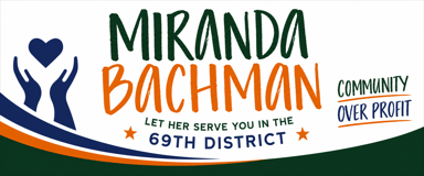 Miranda Bachman Kansans house 69th logo